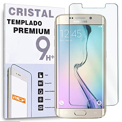 REY Protector de Pantalla para Samsung Galaxy S6 Cristal Vidrio Templado Premium