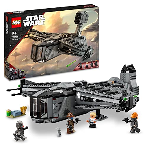 LEGO 75323 Star Wars The Justifier, Nave Estelar para Construir, Minifigura de Bad Cane y Figura de Droide Todo 360, Serie La Remesa Mala, Regalospara Niños y Niñas