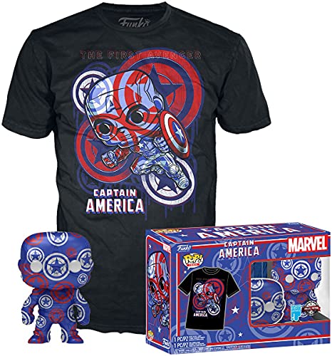 Captain america Marvel Patriotic Age (Art Series) - Camiseta para hombre, talla XL