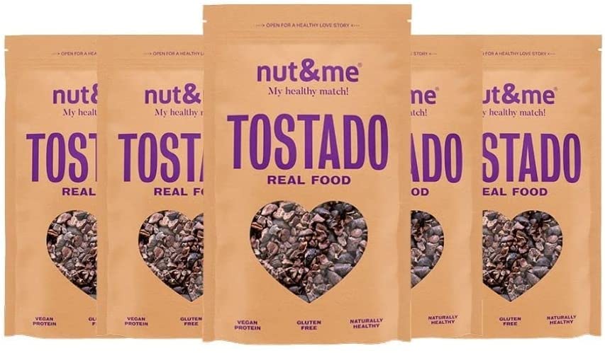 Nibs de cacao 1 kg nut&me | Cacao sin azúcar | Bajo en sal | Cacao para cocinar | Pack 5x200gr