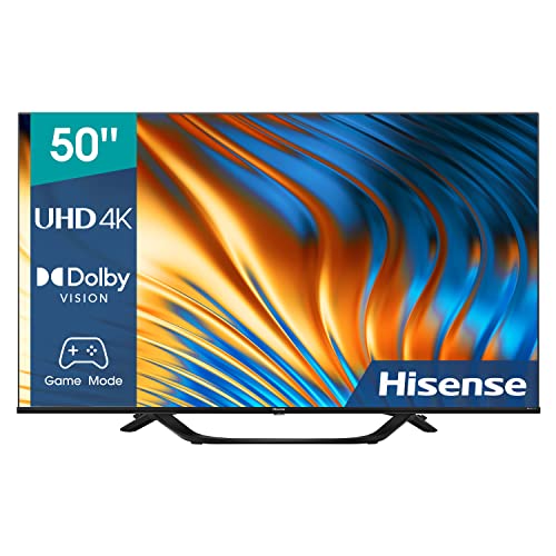 Hisense 50A63H (50 pulgadas) 4K UHD Smart TV, with Dolby Vision HDR, DTS Virtual X, Disney+, Netflix, Freeview Play and Alexa Built-in, Bluetooth, Wifi (Nuevo 2022)