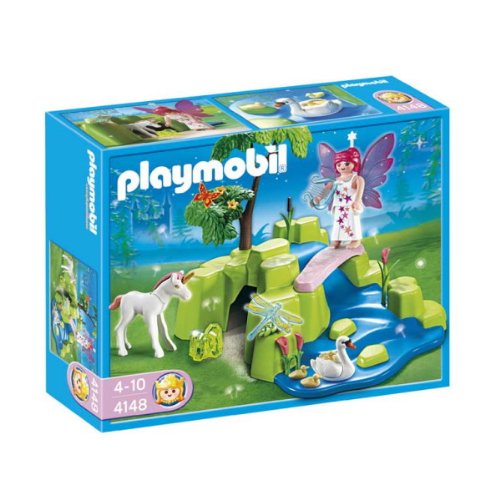 PLAYMOBIL - Compact Set Hada con Unicornio (4148)