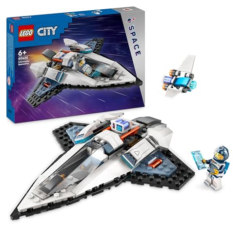 LEGO City Nave Espacial Interestelar, Juguete de Construcción del Espacio, Regalo Divertido para Niños y Niñas de 6 Años o Más, Juego Creativo con Vehículo y Minifigura de Astronauta 60430