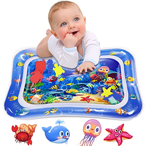 Infinno Tummy Time Mat Premium Baby Water Play Mat para bebés y recién nacidos Juguetes para 3 a 24 meses