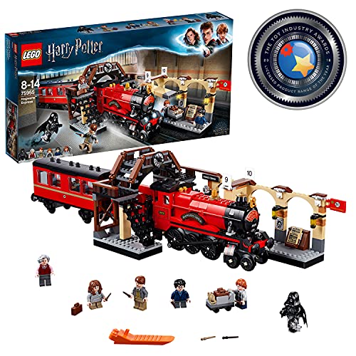 LEGO 75955 Harry Potter Expreso de Hogwarts y Andén 9 y 3/4 Juguete de Construcción del Tren y Estación con 5 Mini Figuras