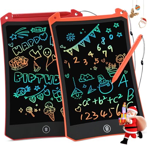 [2 Piezas] Tableta Escritura LCD Color, RaceGT 8.5'' Pizarra Magica Infantil, Tablet Escritura Niños, Tableta Gráfica lcd, juguete infantil para niñas 2 3 4 5 6 años