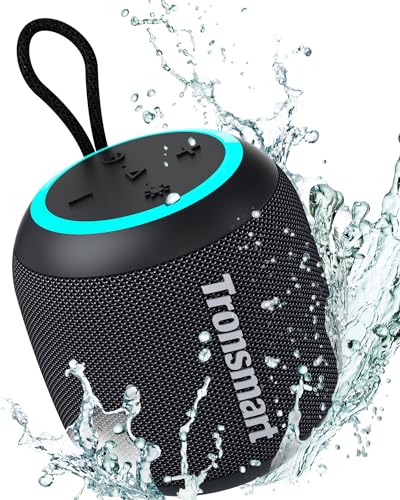 Tronsmart T7 Mini Altavoz Portatil Bluetooth 5.3, 15W, 18 Horas de Reproducción, Sonido Stereo 360°, Resistente al Agua IPX7, para el Hogar, Aire Libre, Viajes
