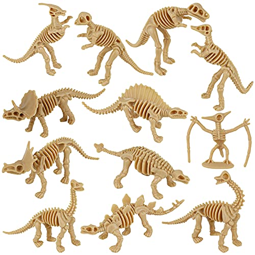 Esqueletos Fósiles de Dinosaurios, Huesos de Dinosaurio Figuras, Dinosaurios Fossil Esqueleto Figuras Juego de Modelos, para Ciencia, Juego de Dinosaurios