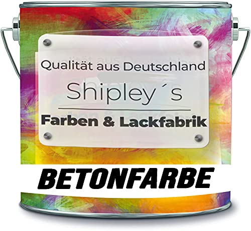 Shipley's Farben & Lackfabrik Pintura de hormigón para garaje, revestimiento de suelo para interiores, suelo industrial, suelo sótano, resina epoxi (30 kg, rojo tráfico Ral 3020)
