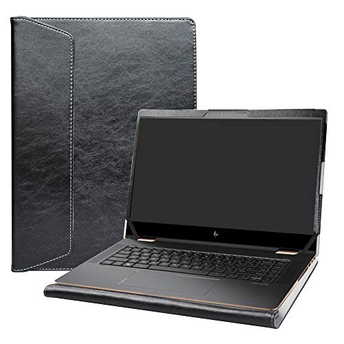 Alapmk Diseñado Especialmente La Funda Protectora para 15.6' HP Spectre x360 15 15-dfXXXX & Lenovo ideapad S145 15 S145-15IWL/IdeaPad 3 15IIL05/Lenovo V15 IKB Laptop,Negro