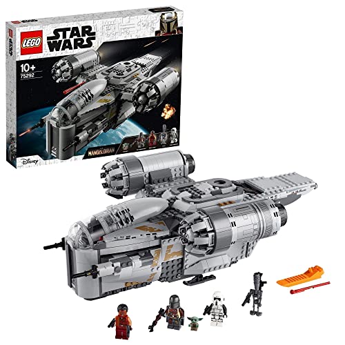 LEGO 75292 Star Wars The Mandalorian The Razor Crest, Nave Espacial del Cazarrecompensas, Juguete con Mini Figura del Niño