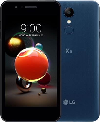 LG LMX210 K9 - Smartphone 5' (Memoria Interna de 16 GB, RAM de 2 GB, Display HD IPS, cámara de 8 MP, Android 7.1.2 (Nougat)), Color marroquí Azul
