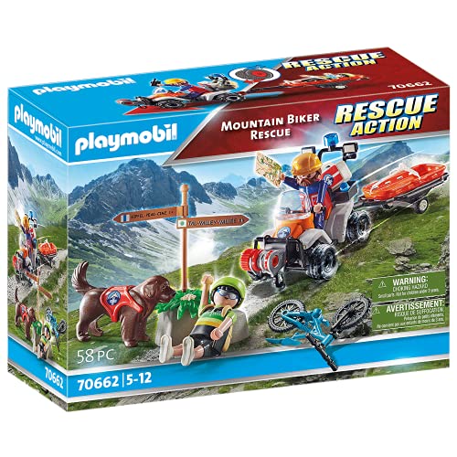 PLAYMOBIL - Mountain Biker Rescue (70662)