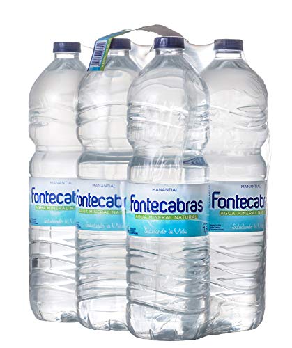 Fontecabras - Agua Mineral Natural Embotellada - Pack Botellas de 6 x 1,5L