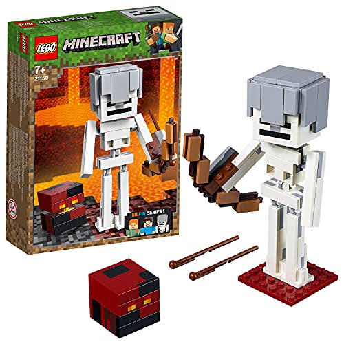 LEGO 21150 Minecraft BigFig: Esqueleto con Cubo de Magma