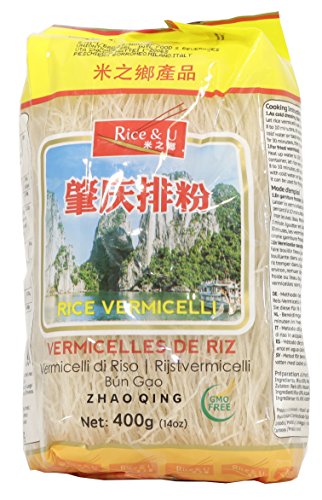 Fideos Vermicelli de Arroz para Cocina Asiática 2 x 400 grs
