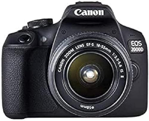 Canon EOS 2000d 18 – 55 IS See cámara, Negro