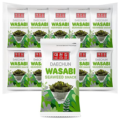 Daechun (Choi's1) Wasabi Seaweed Snack 20 Pack Producto de Corea