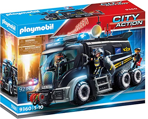 PLAYMOBIL City Action 9360 Vehículo con luz LED y Módulo de Sonido, A Partir de 5 años