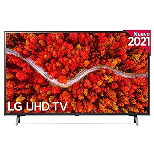 LG 60UP8000-ALEXA 2021-Smart TV 4K UHD 153 cm (60') con Procesador Quad Core, HDR10 Pro, HLG, Sonido Virtual Surround, HDMI 2.0, USB 2.0, Bluetooth 5.0, WiFi