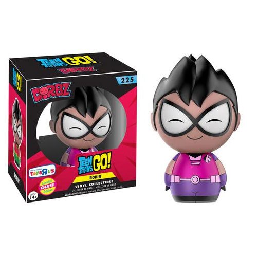 Funko Dorbz: Teen Titans Go – Robin (rosa y morado) Chase Edición Limitada Figura de vinilo (con estuche protector de caja)