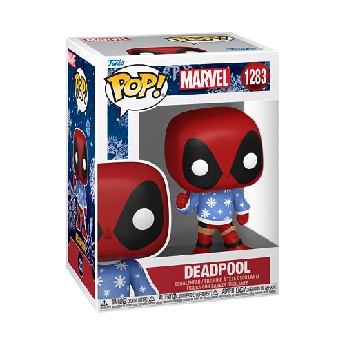 Funko Pop! Marvel: Holiday - Deadpool - (SWTR) - Figura de Vinilo Coleccionable - Idea de Regalo- Mercancia Oficial - Juguetes para Niños y Adultos - Movies Fans - Muñeco para Coleccionistas