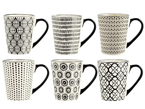 H&h set 6 mug vhera in stoneware cc 350