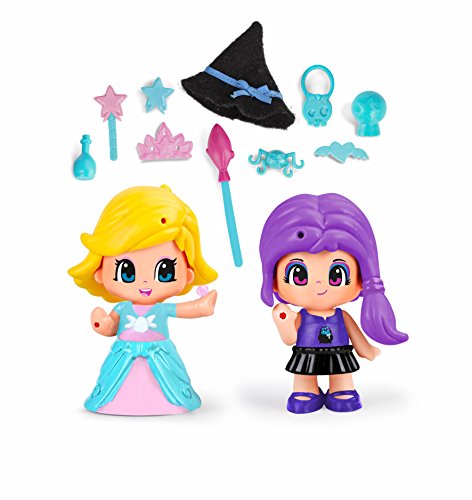 Pinypon - Princesa Y Bruja, Incluye 2 Figuras y Accesorios, para niños y niñas a Partir de 4 años (Famosa 700014080)