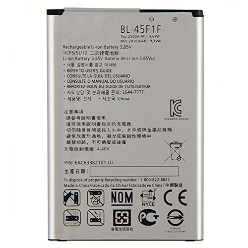 Batería compatible con LG BL-45F1F K8 K4 2017 -K9 LM-X210EM 2500mAh
