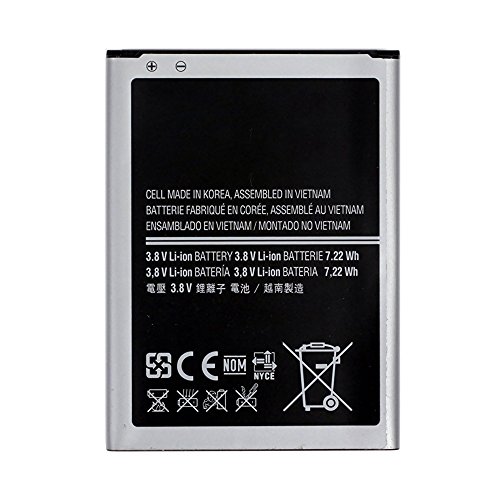 Generico Batería de alta capacidad 1900 mAh compatible con Samsung S4 Mini i9190
