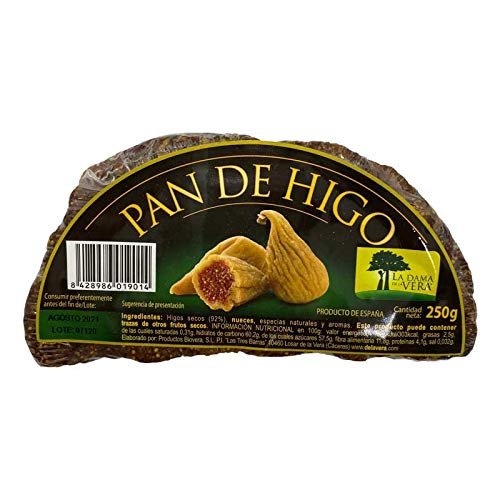 Pan de Higo Artesano con nueces La Dama de la Vera 250 Gramos