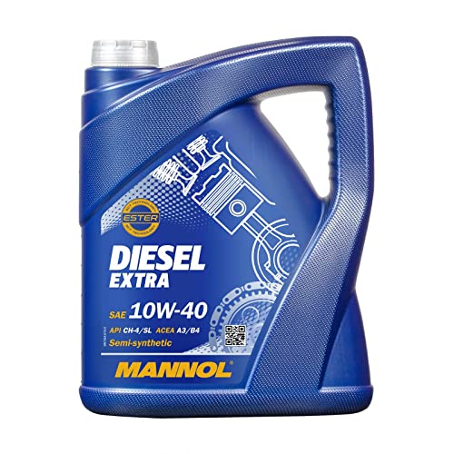 MANNOL 50515200500 - Aceite semisintético diésel Extra, 10 W40 CH-4/SL, 5 l