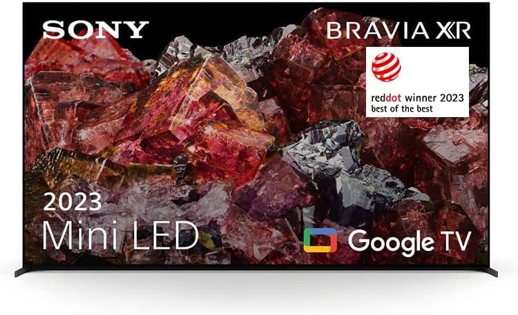Sony Bravia XR-85X95L, 85 Pulgadas TV Mini LED 4K HDR, Smart Google TV, Funciones Eco, Óptimo para PlayStation5, Bravia Core, Marco de Aluminio