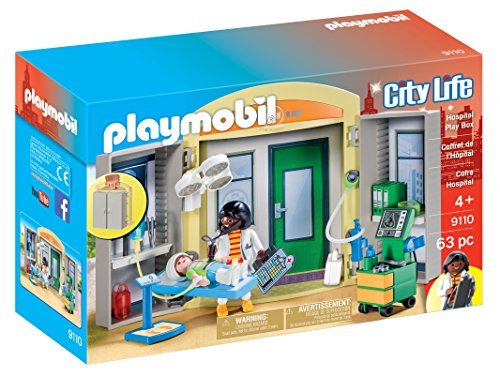 Playmobil 9110 Variedad Hospital Play Box, Multi, Estándar