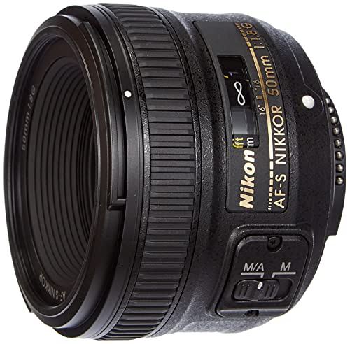 Nikon Nikkor - Objetivo para cámara AF-S 50mm f/1.8G (SLR, 7/6, estándar), Color Negro
