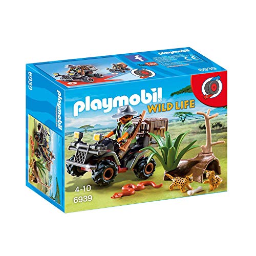 Playmobil Wild Life 6939 Explorador con Quad, A partir de 4 años