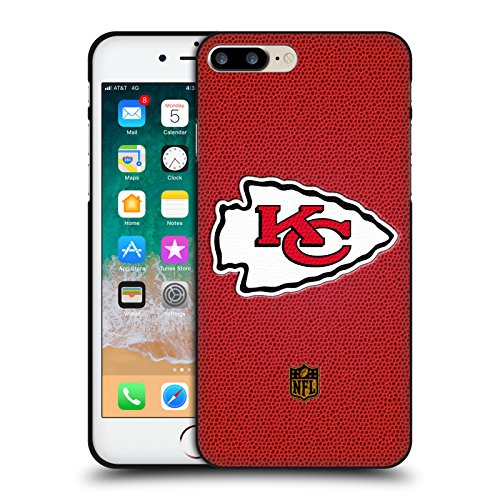 Head Case Designs Licenciado Oficialmente NFL Fútbol Logotipo de Kansas City Chiefs Funda de Gel Negro Compatible con Apple iPhone 7 Plus/iPhone 8 Plus