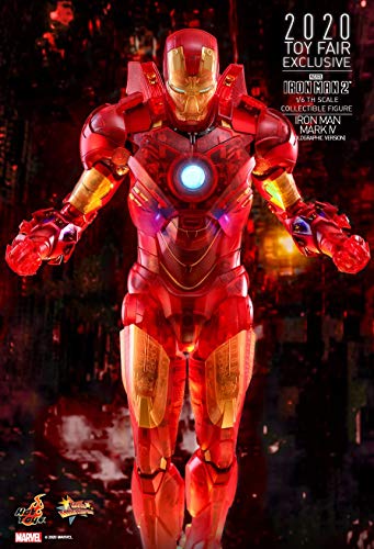 Hot Toys 1:6 Iron Man Mark IV holográfico – Iron Man 2 – Exclusivo, HT906328
