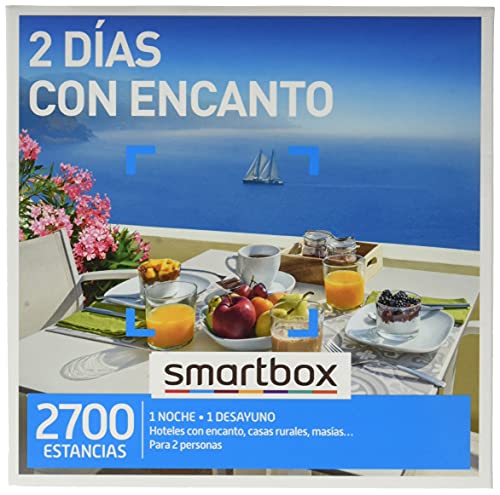 SMARTBOX - Caja Regalo hombre mujer pareja idea de regalo - 2 días con encanto - 2700 estancias en hoteles de hasta 4*, casas rurales, masías, cortijos y mucho más
