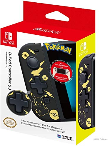 HORI - Controlador D-Pad (izquierdo) Pikachu (Nintendo Switch)