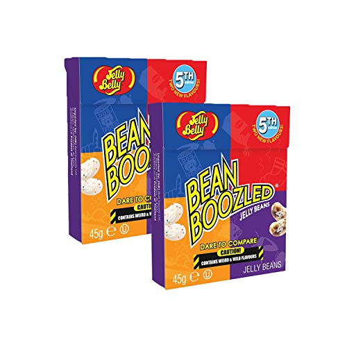 2 cajas con tapa abatibles Jelly Belly Bean Boozled