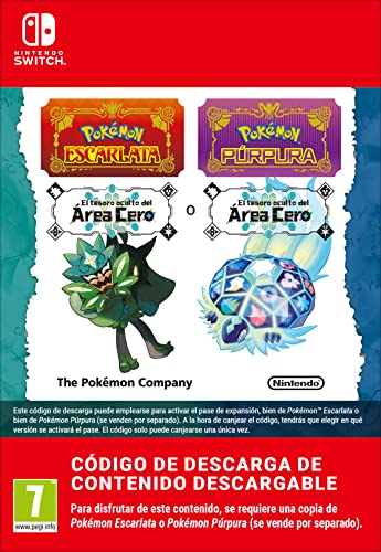 Pokémon Escarlata/Púrpura El tesoro oculto del Área Cero | Nintendo Switch - Código de descarga