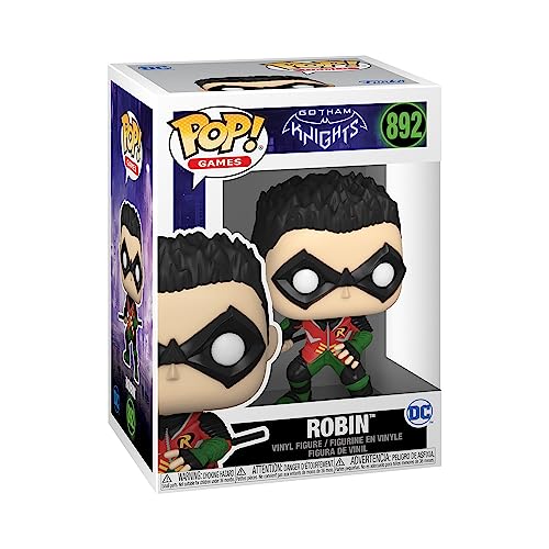 Funko Pop! Games: Gotham Knights - Robin - Batman - Figura de Vinilo Coleccionable - Idea de Regalo- Mercancia Oficial - Juguetes para Niños y Adultos - Video Games Fans