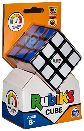 Rubik's - Cubo DE Rubik 3X3 - Juego de Rompecabezas - Cubo Rubik Original de 3x3-1 Cubo Mágico para Desafiar la Mente - 6063968 - Juguetes Niños 8 años+