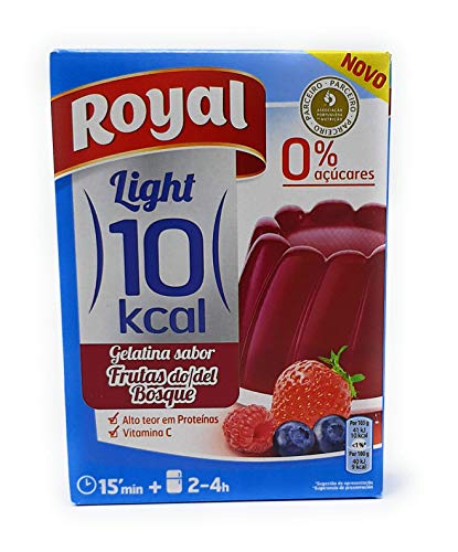Royal - Gelatina Frutas del Bosque - Light - por 1 litro de aqua