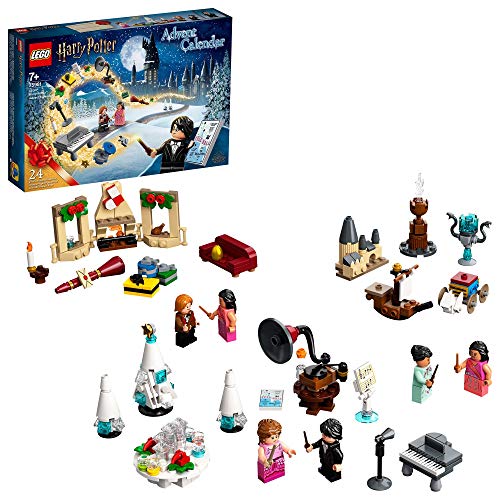 LEGO 75981 Harry Potter Calendario de Adviento Navidad 2020, Miniset de Contrucción del Baile de Navidad de Hogwarts