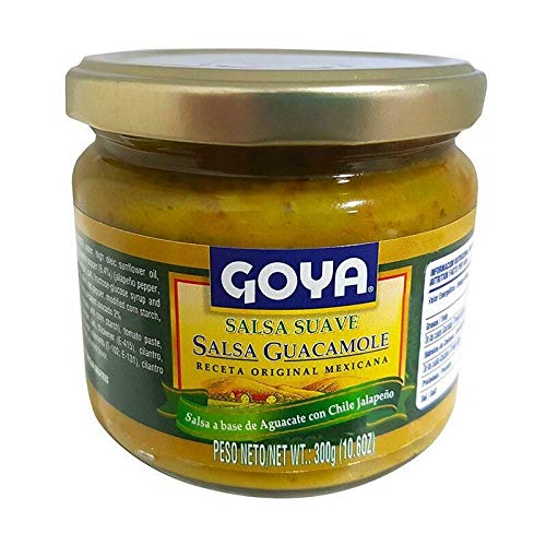 Goya- Salsa Guacamole con Chile Jalapeño - Receta Original Mexicana - 290 Gramos
