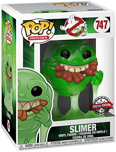 Funko Pop! Movies: Ghostbusters - Slimer with Hot Dogs (Translucent) Exclusive