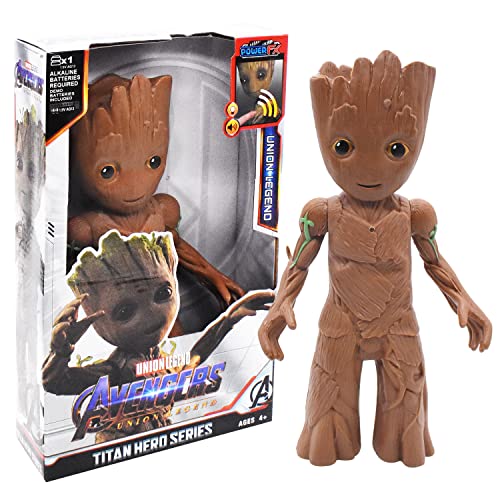 simyron Figuras de acción de Marvel I Am Groot Guardians of The Galaxy Groot 12' Marvel Toy Collectible Baby Groot Figure Figures para niños de 4 años en adelante