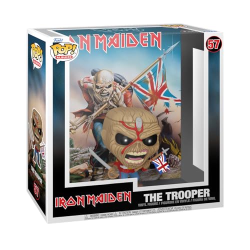 Funko Pop! Albums: Iron Maiden - The Trooper - Figura de Vinilo Coleccionable - Idea de Regalo- Mercancia Oficial - Juguetes para Niños y Adultos - Muñeco para Coleccionistas y Exposición